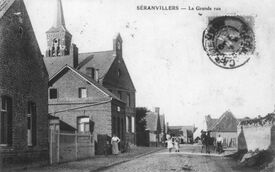 La Grand rue de Séranvillers